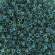 Miyuki Delica 11/0 DB1768 - Opal AB Lined Forest Geen x8g