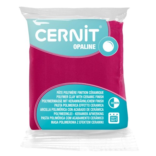 Pâte polymère Cernit Opaline 56 gr - Magenta 460