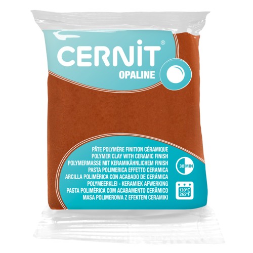 Pâte polymère Cernit Opaline 56 gr - Caramel 807