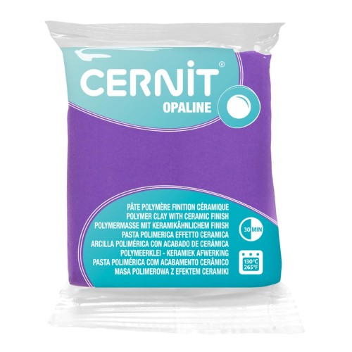 Pâte polymère Cernit Opaline 56 gr - Violet 900