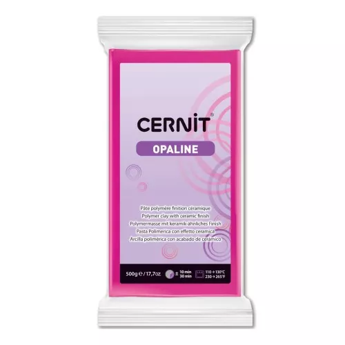 Pâte polymère Cernit Opaline 500 gr - Magenta 460
