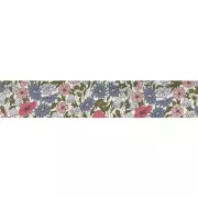 Biais en tissu Liberty - Poppy and Daisy - Hortensias x1m