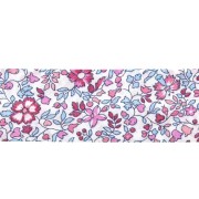 Biais en tissu Liberty - Katie and Millie - Fuchsia x1m|raw }}