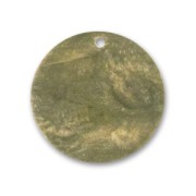 Sequin froissé 25 mm bronze x1|raw }}