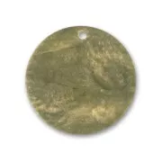 Sequin froissé 25 mm bronze x1