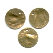 Sequins froissés 15 mm bronze x5|raw }}