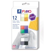 Assortiment de 12 couleurs de Pâte Fimo Effect|raw }}