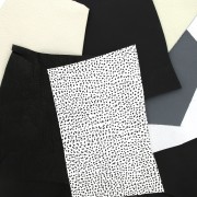 Chutes de cuir de luxe en morceaux de tailles / textures différentes - Noir x 200g|raw }}