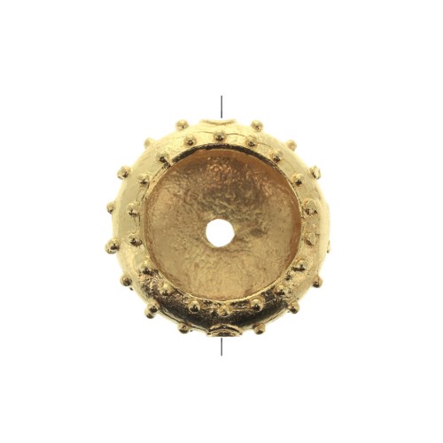 Broche Vintage En Forme D'Ourssin - Dorée Or Fin - Bijou Ancien - Occasion