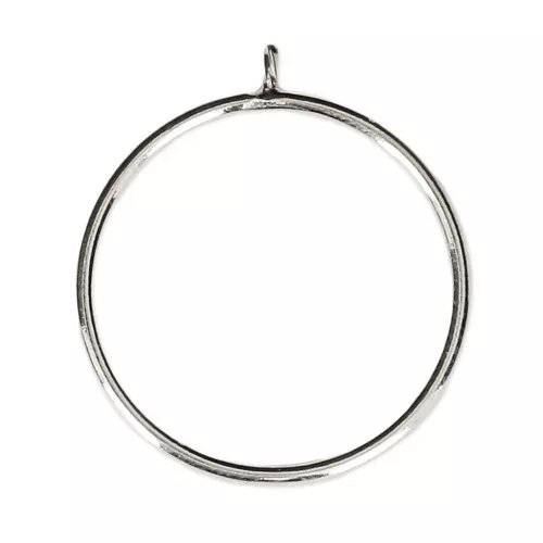 Bague pour semi-percée 6 / 8 et 10 mm en Argent 925 Taille 57 x1