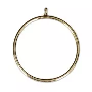 Bague Taille 54 pour semi-percée 6 - 8 - 10 mm en Gold filled (or laminé) x1