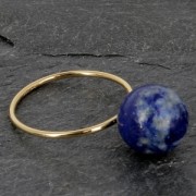 Bague Taille 54 pour semi-percée 6 - 8 - 10 mm en Gold filled (or laminé) x1