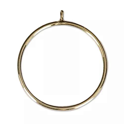 Bague Taille 57 pour semi-percée 6 - 8 - 10 mm en Gold filled (or laminé) x1