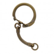 Porte clés rond 20 mm avec chainette - Bronze x1|raw }}