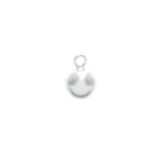 Breloque forme boule 6 mm pour la création de bijoux fantaisie en Argent 925 x1|raw }}