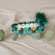 Perles Heishi rondelles en pâte polymère 4.5x1 mm Vert émeraude x39 cm