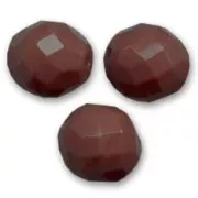 Facettes 12 mm Opaque Chocolate x5