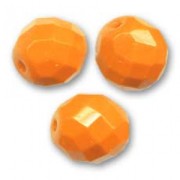 Facettes 10 mm Mandarine x10