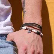 Perles Heishi rondelles  en pâte polymère 6x1 mm Jaune clair x44 cm