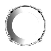 Serti griffe pour cabochon PureCrystal 1122 Rivoli 18 mm - Rhodié x1|raw }}