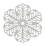 Estampe Fleur 30 mm Acier inox x1|raw }}