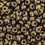Perles rocailles Preciosa  11/0 2 mm - Gold Bronze x250g