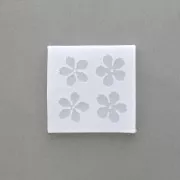 Moule silicone pour résine 63x63 mm - forme Fleur de cerisier x1