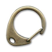 Porte clés mousqueton 33 mm - Bronze x1