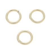 Anneaux ouverts 5x0.7 mm en Gold filled (or laminé)  x10|raw }}