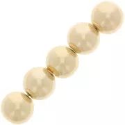 Perles rondes 4 mm - Gold filled (or laminé) x10
