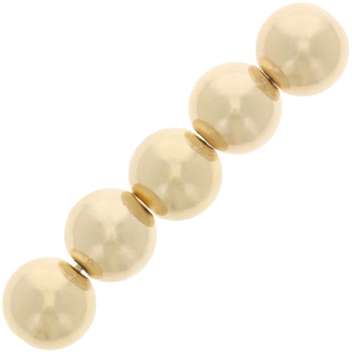 Perles rondes 4 mm - Gold filled (or laminé) x10