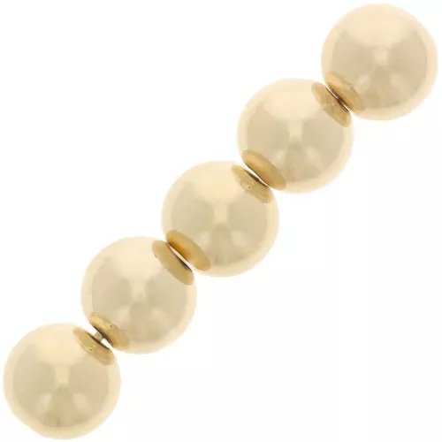 Perles rondes 4 mm - Gold filled (or laminé) x10