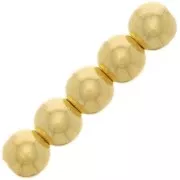 Perles rondes 3 mm - Gold filled (or laminé) x10
