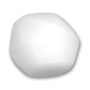 Ronde facettée 20 mm Chalk White|raw }}