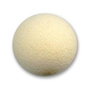 Perle velours ronde 16 mm Beige x4|raw }}