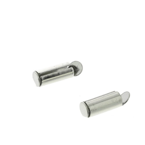 Embout pour fermoir aimanté interchangeable Hiilos 11 mm - Argenté x1