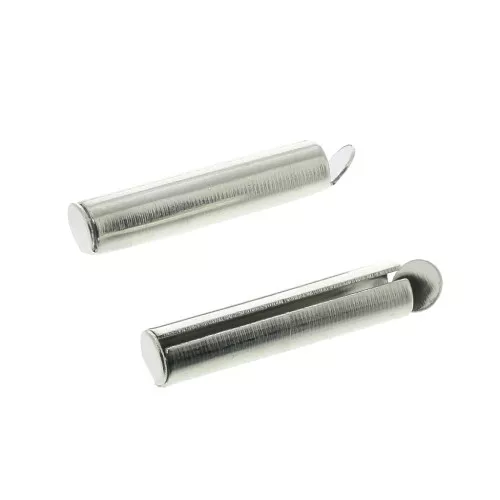Embout pour fermoir aimanté interchangeable Hiilos 20 mm - Argenté x1