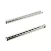 Embout pour fermoir aimanté interchangeable Hiilos 40 mm - Argenté x1