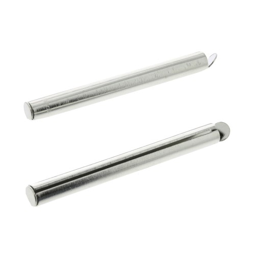 Embout pour fermoir aimanté interchangeable Hiilos 40 mm - Argenté x1
