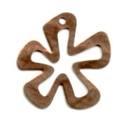 Breloque design évidée 20 mm cuivré vieilli x1|raw }}