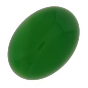 Cabochon ovale 18x13 mm Agate teintée Vert x1
