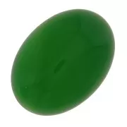 Cabochon ovale 18x13 mm Agate teintée Vert x1