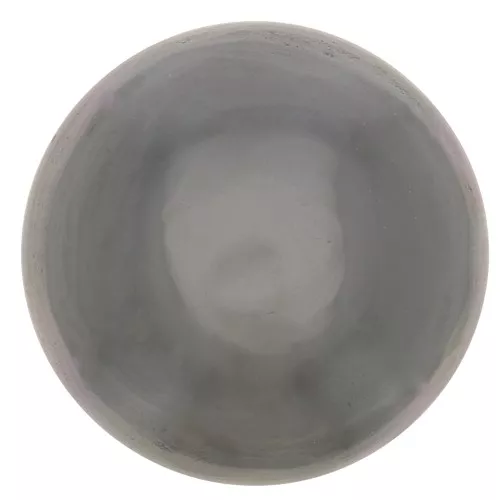 Cabochon rond 15 mm Hematite