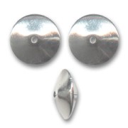 Perles Intercalaires en résine CCB 15 mm Argenté x 10