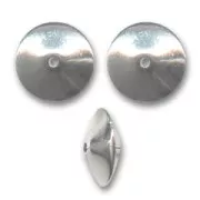 Perles Intercalaires en résine CCB 15 mm Argenté x 10