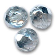 Facettes 8 mm Crystal Argent x20|raw }}