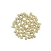 Intercalaire / Pendentif disque en perles en bois 35 mm pour création de bijoux x1