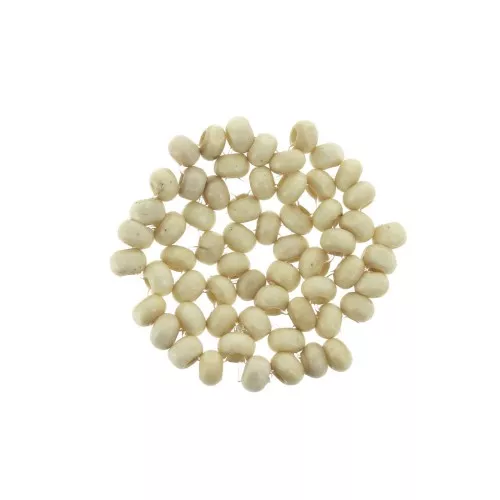 Intercalaire / Pendentif disque en perles en bois 35 mm pour création de bijoux x1