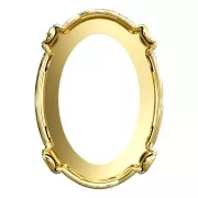 Serti griffe pour cabochon PureCrystal 4120 14x10 mm - Doré x1