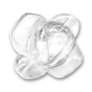 Rose 20 mm Chalk Crystal x1